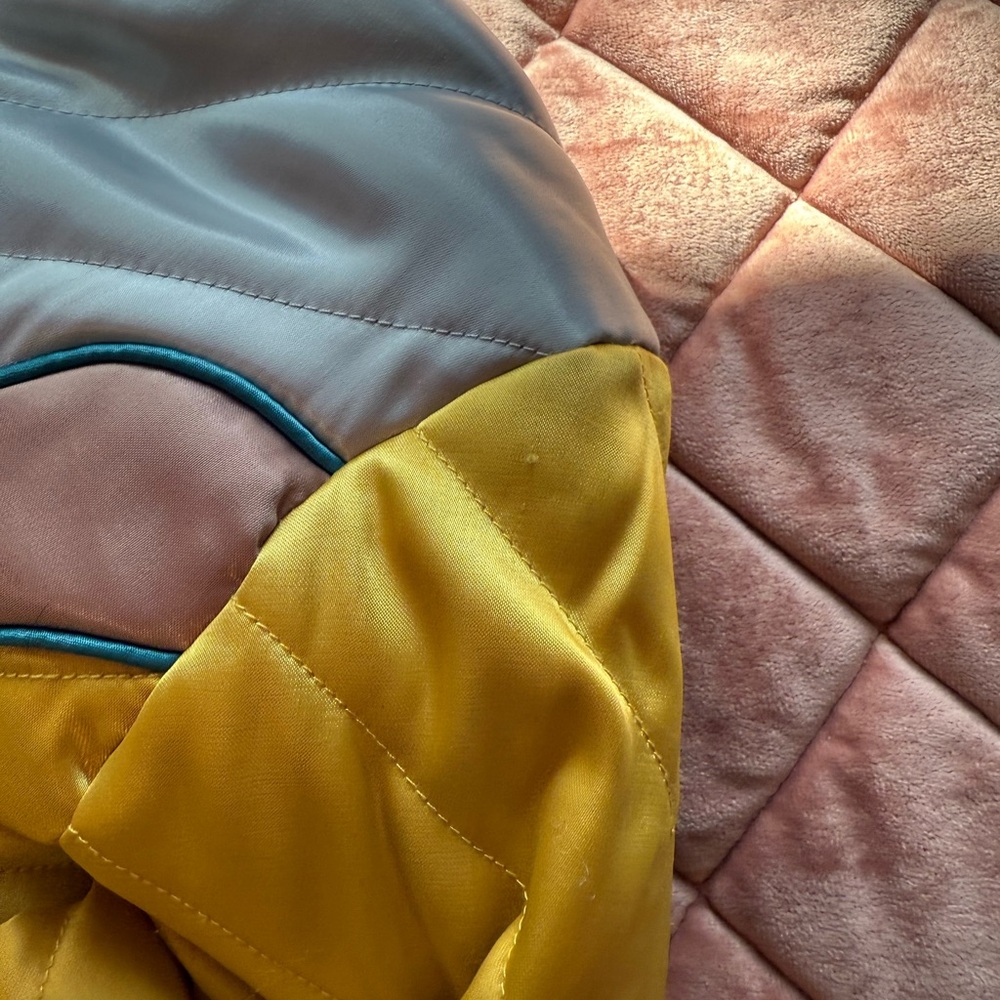 Classic Rock Couture Size Medium Yellow Quilted rising sun Women's Jacket - Picture 15 of 16